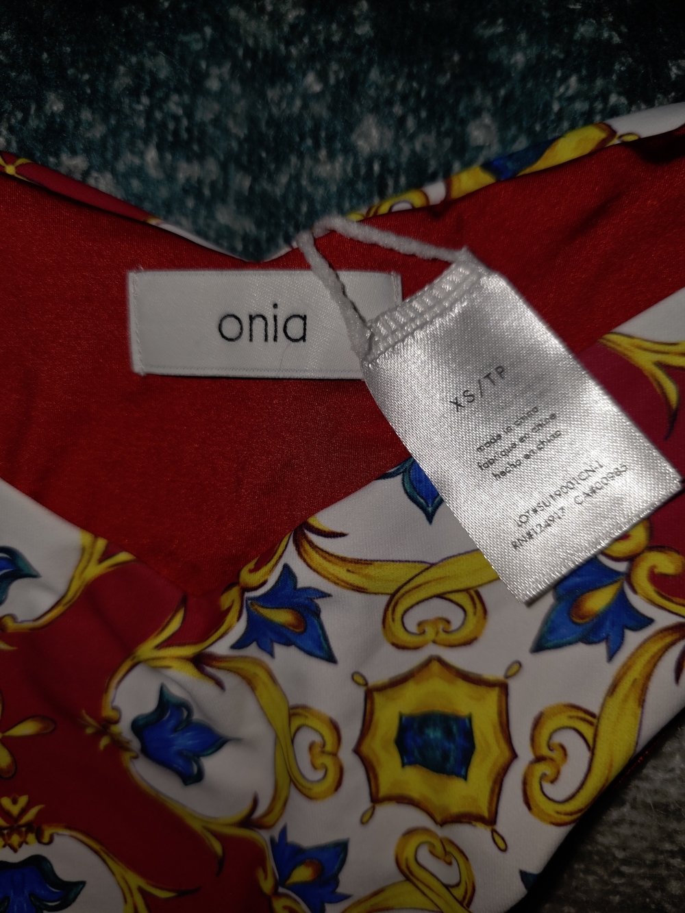 Onia Lydia Bikini New Baroque Tile - Picture 4 of 4